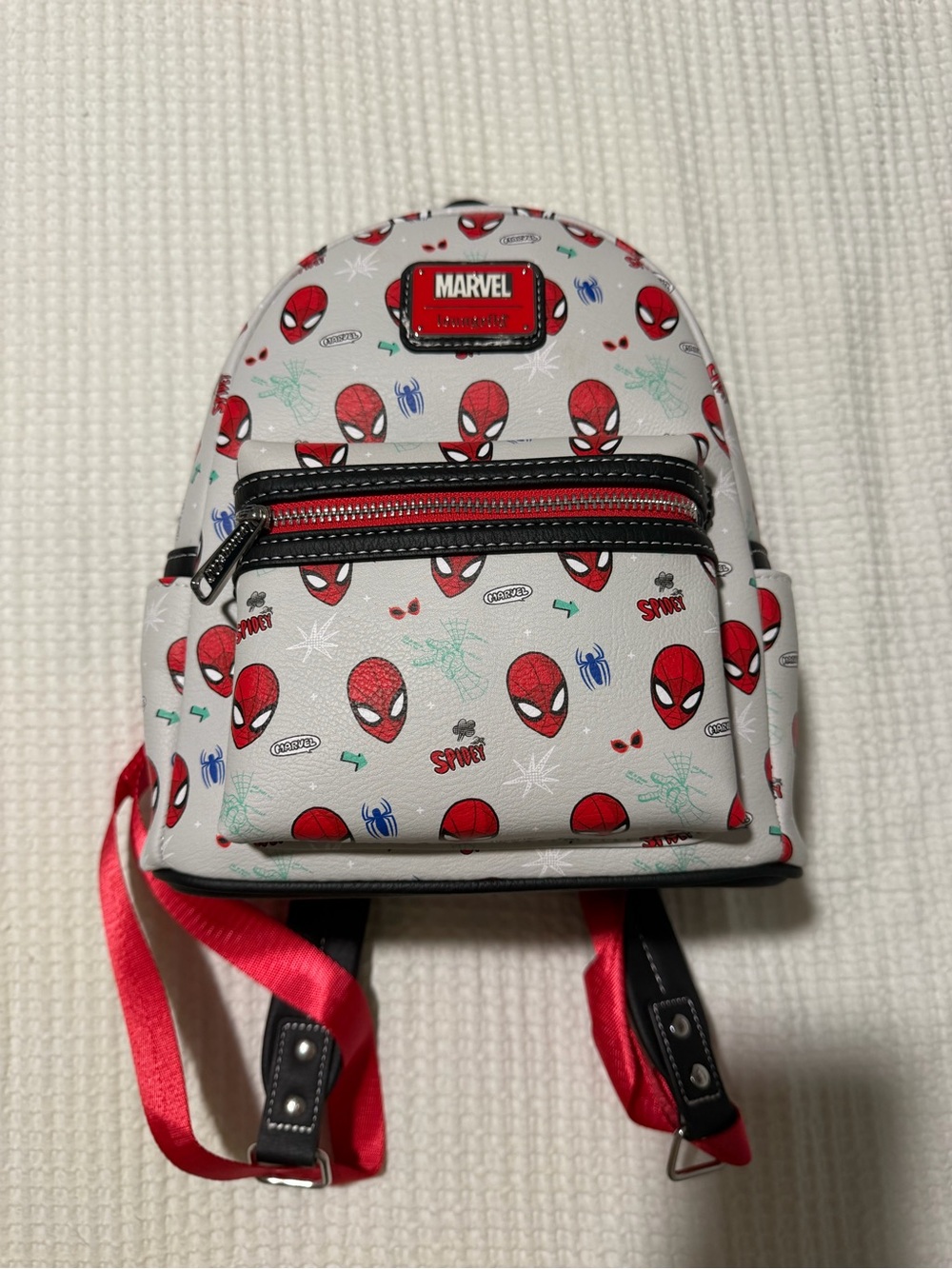 Disney Parks Spider-Man Loungefly Mini Backpack Marvel Spidey Bag NEW With Tags